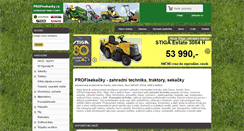 Desktop Screenshot of profisekacky.cz
