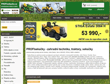 Tablet Screenshot of profisekacky.cz